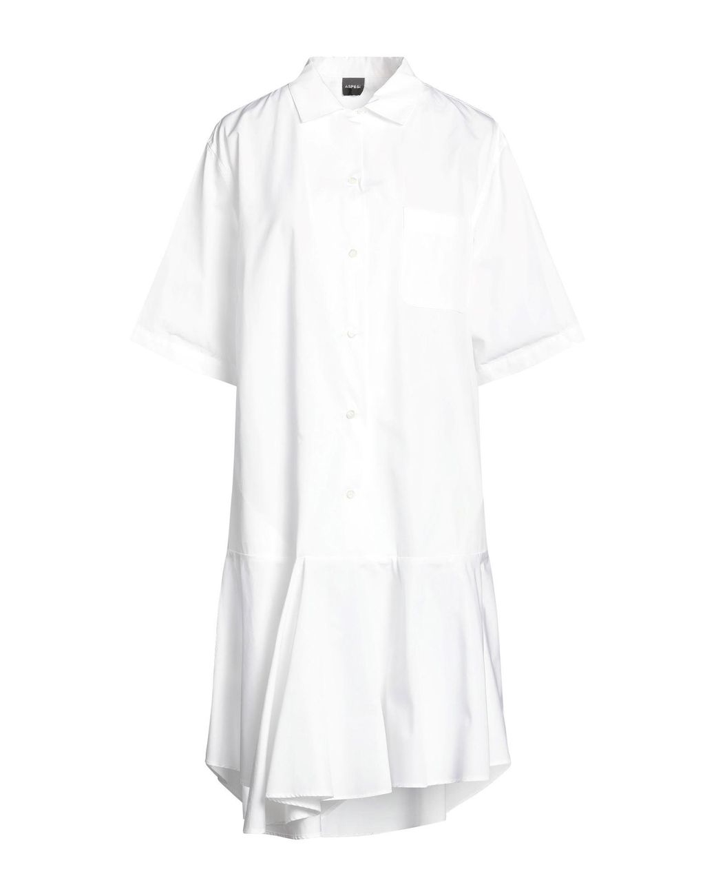 Aspesi White Mini Dress