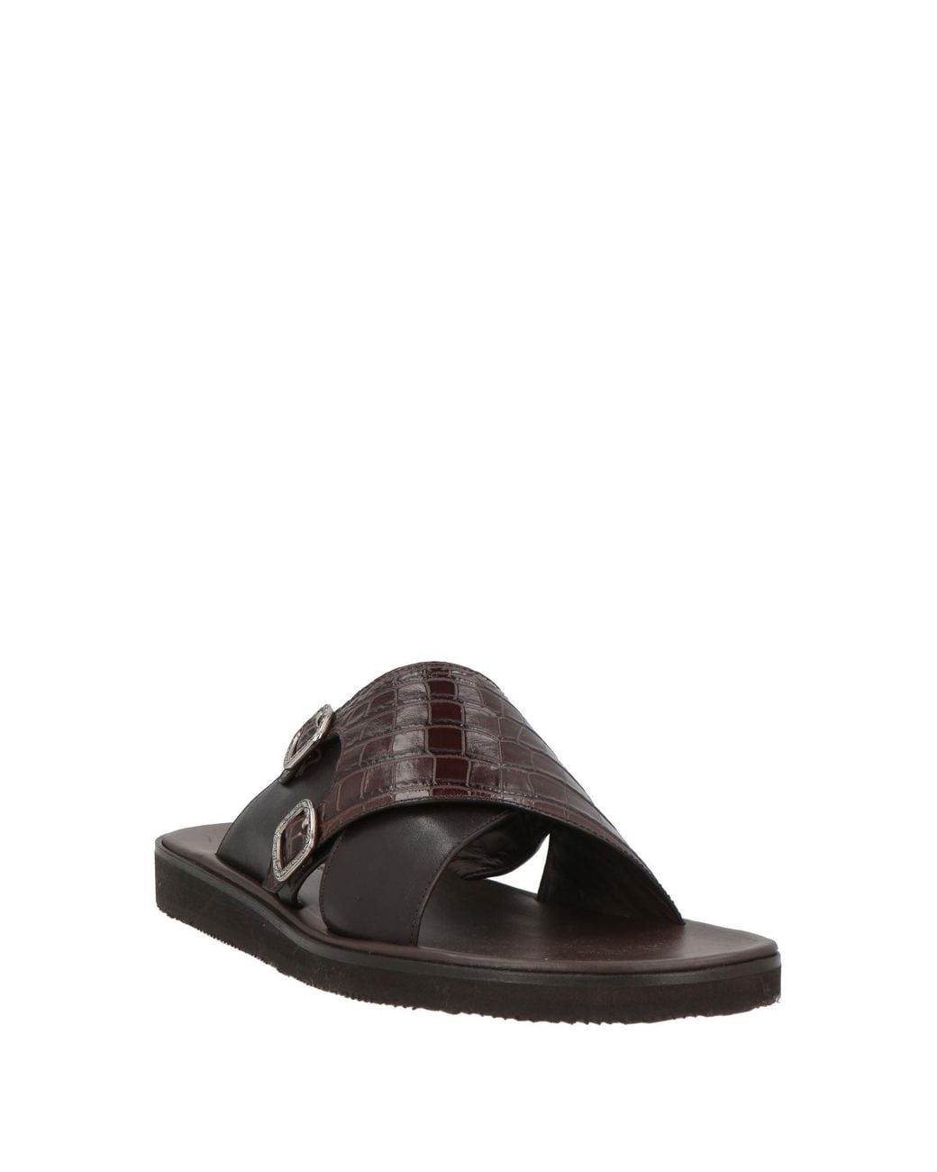 Santoni Brown Sandals for men