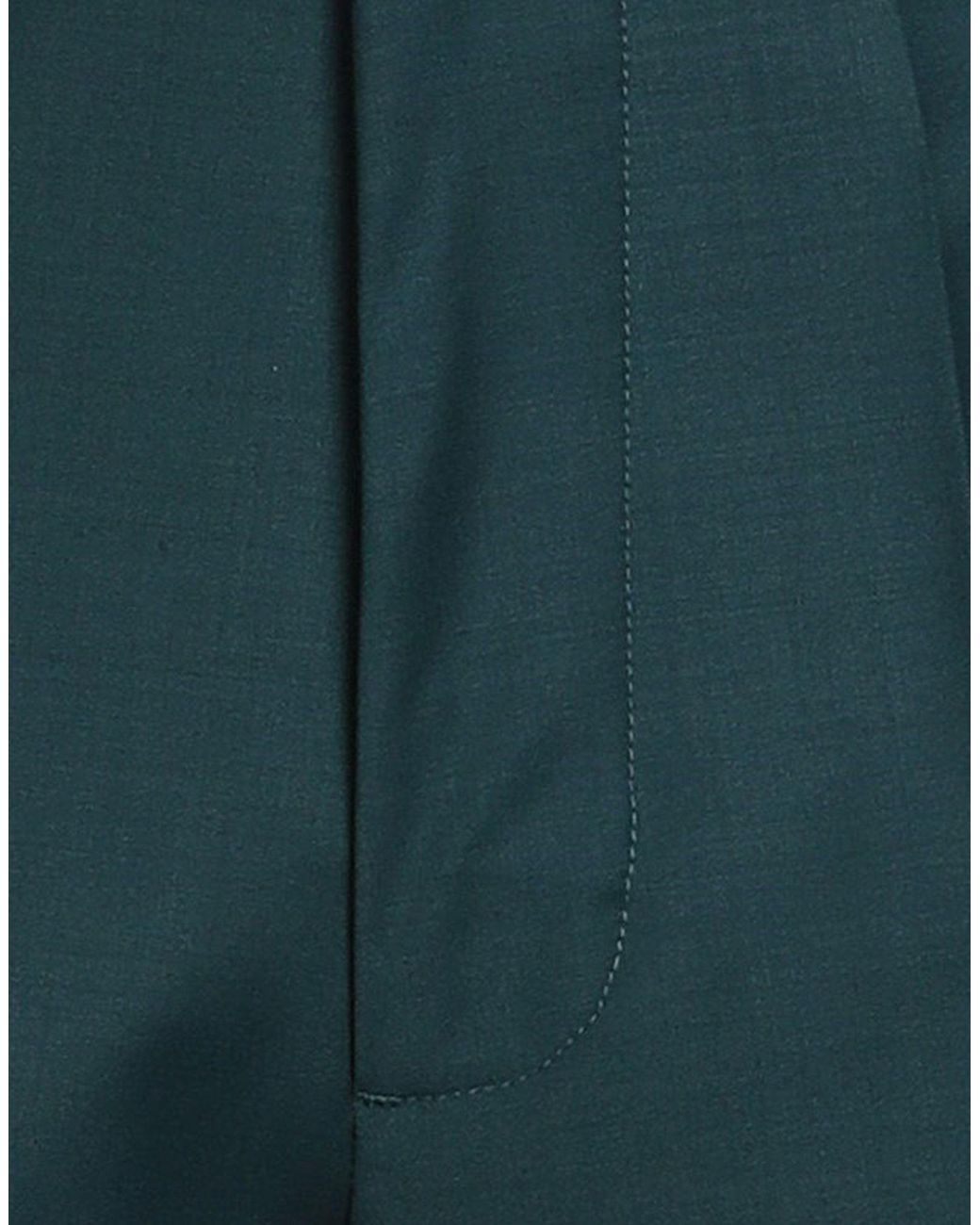 Patrizia Pepe Blue Pants Polyester, Virgin Wool, Elastane for men