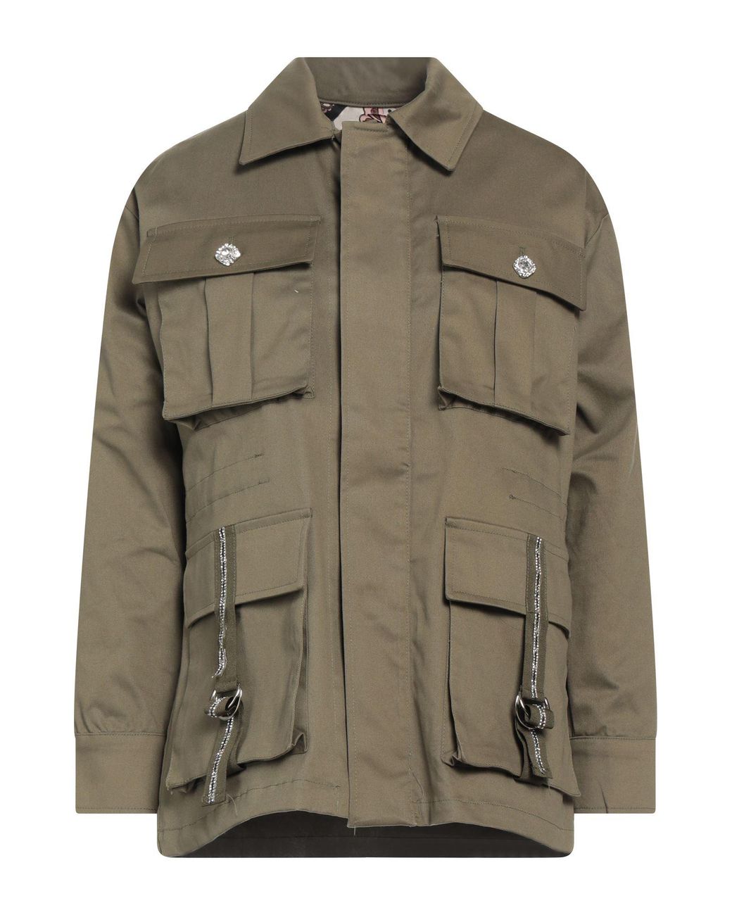 Liu Jo Green Jacket Cotton, Elastane, Polyester