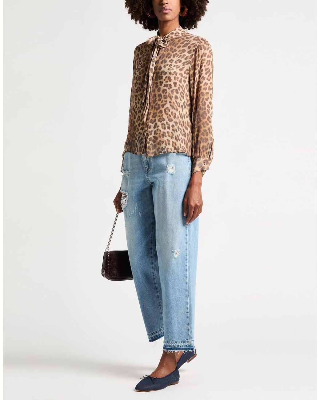 Maje Brown Shirt Viscose