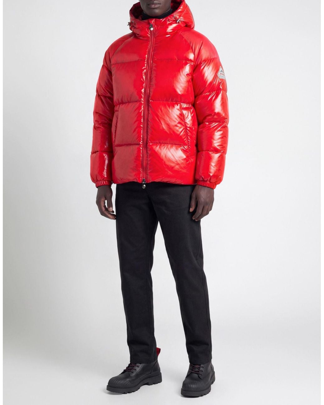Pyrenex Red Puffer Polyamide for men
