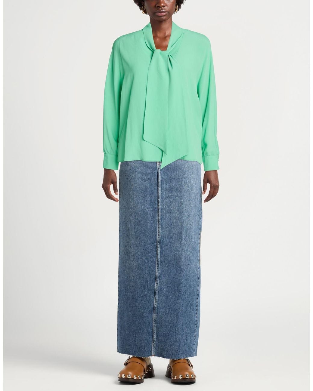 Maliparmi Green Top Acetate, Silk