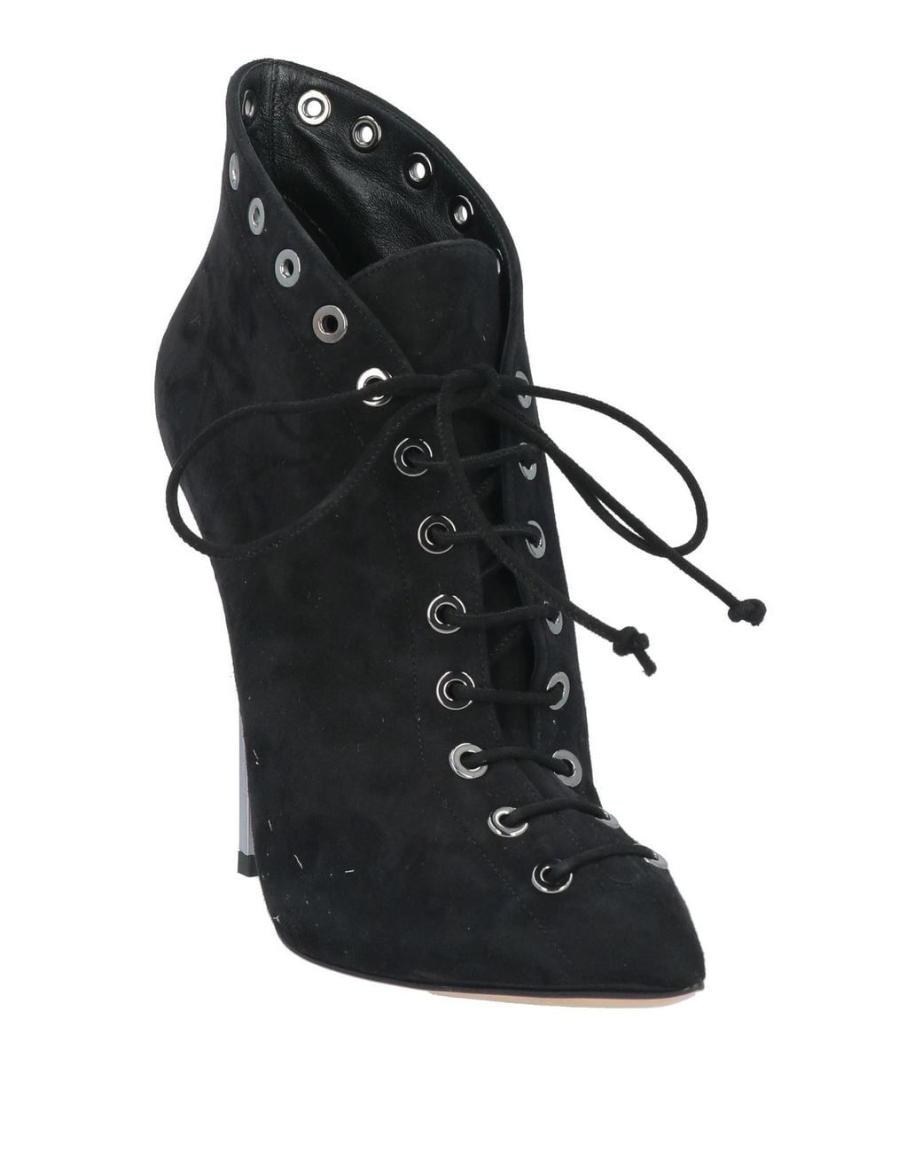 Casadei Black Ankle Boots Leather