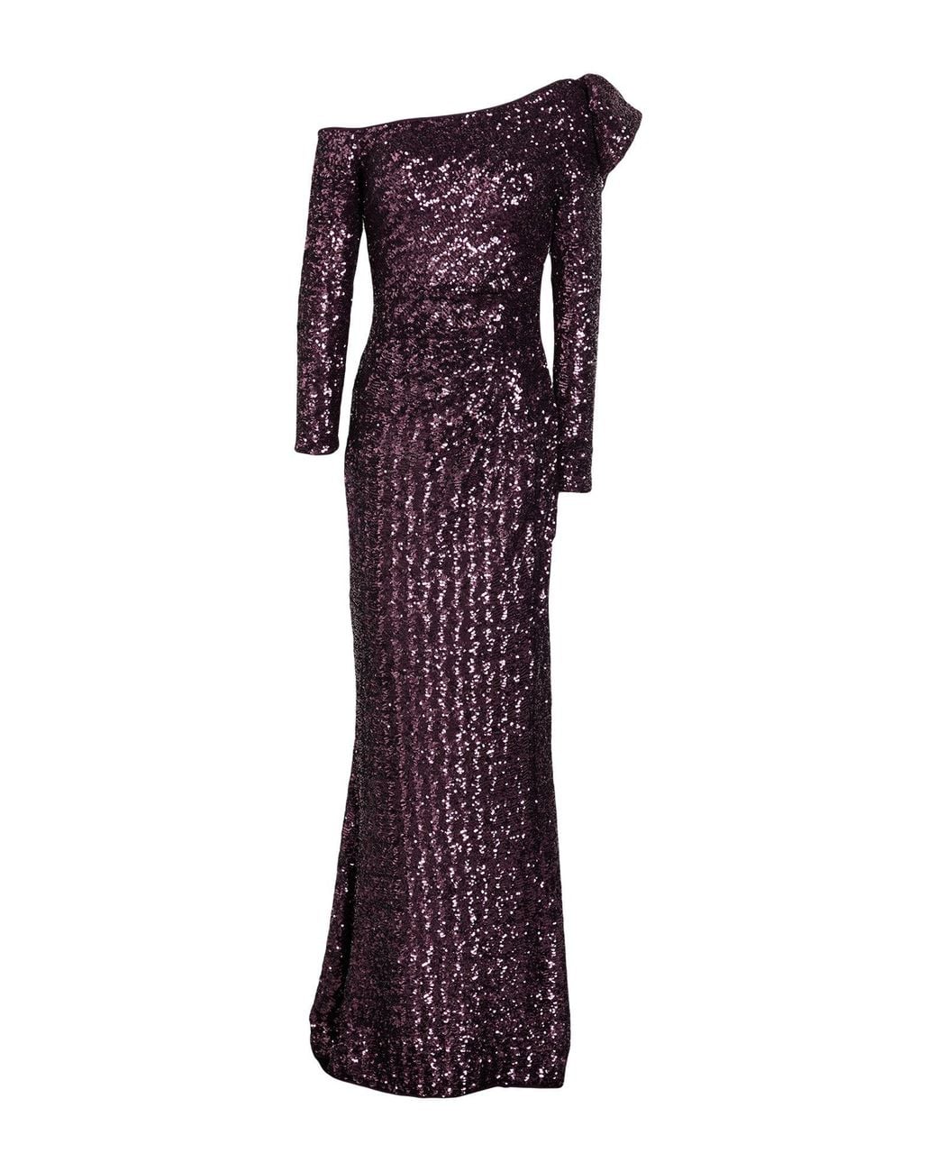 La Petite Robe Di Chiara Boni Purple Plum Maxi Dress Polyamide, Elastane