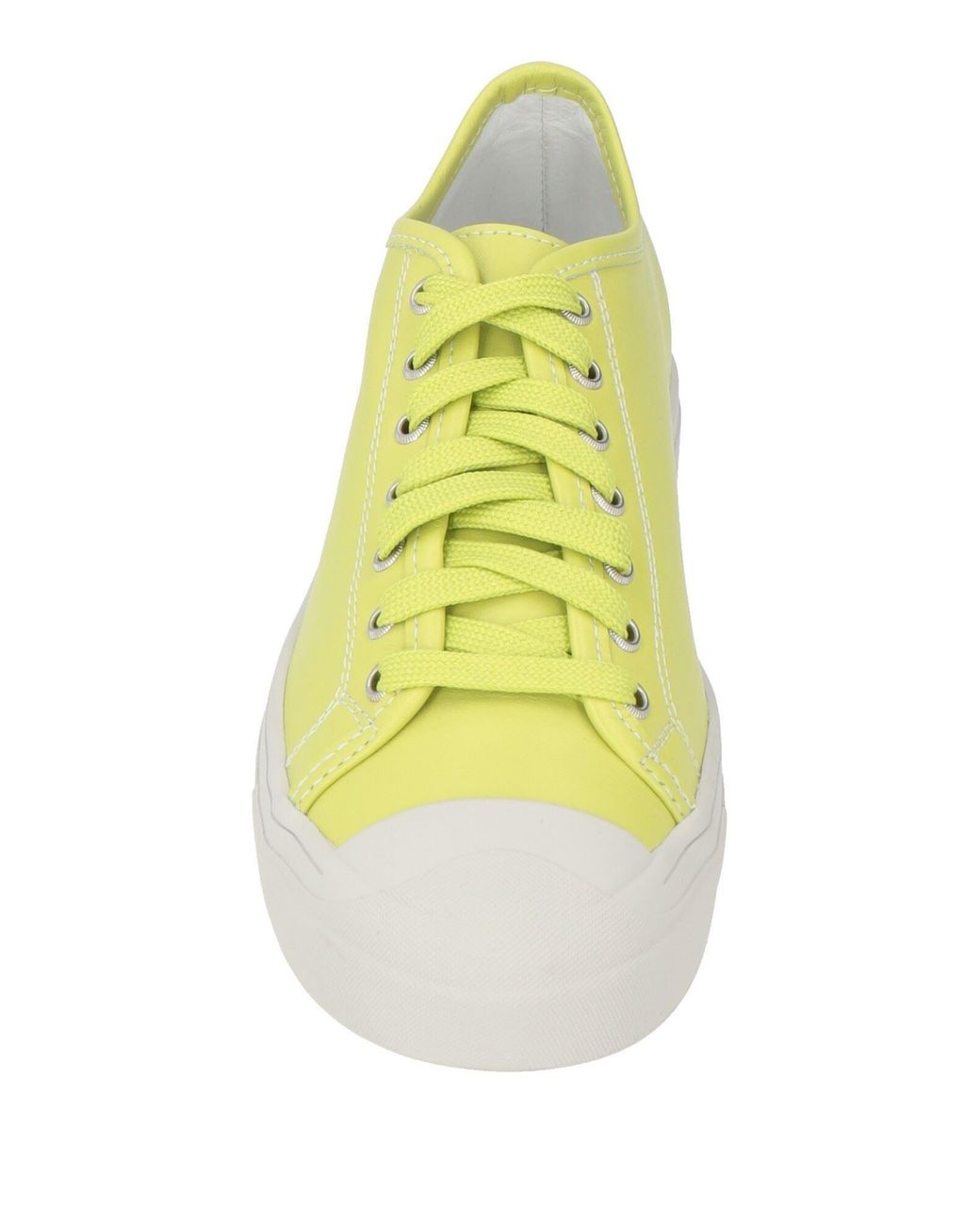 Sofie D'Hoore Yellow Lime Sneakers Leather