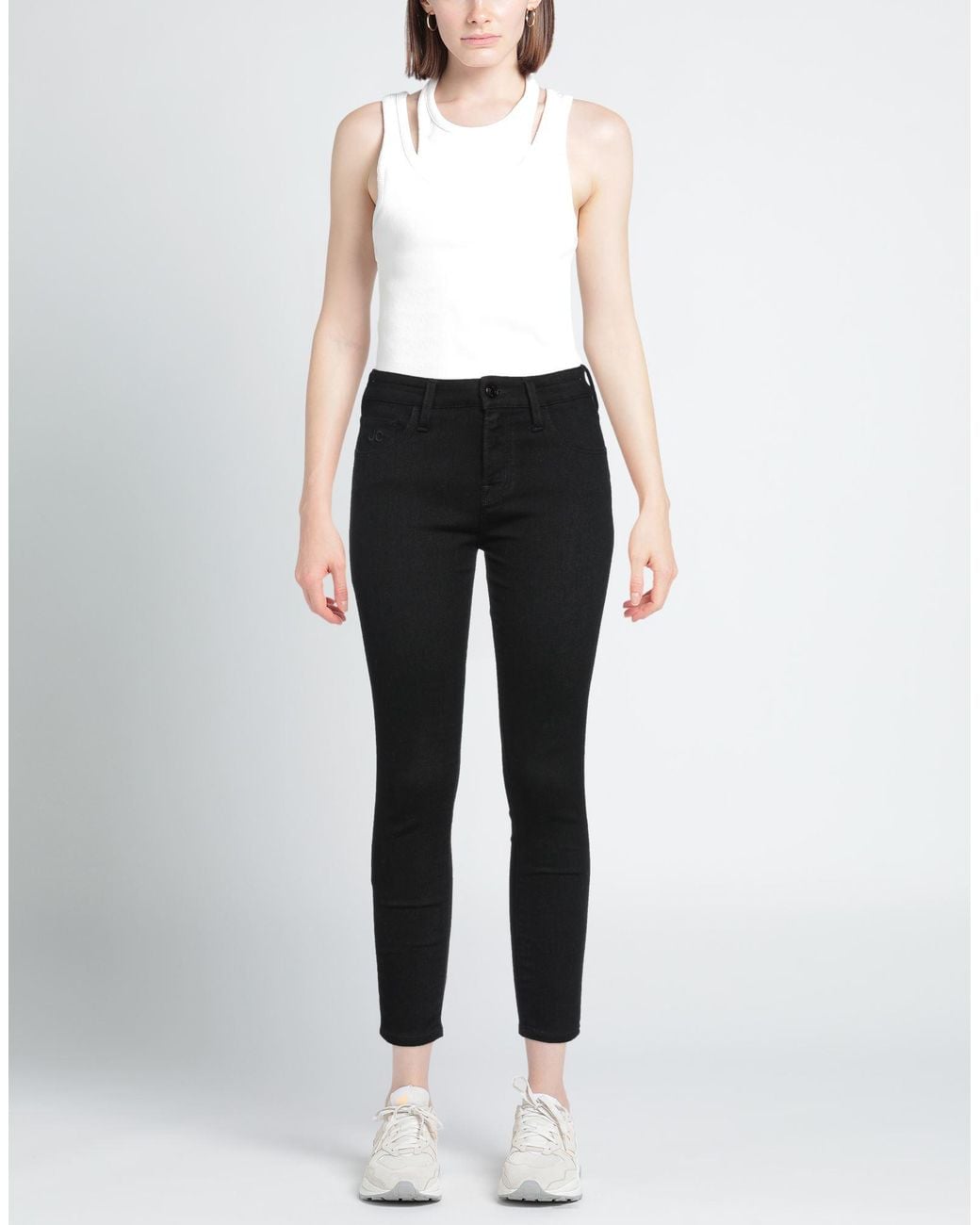 Jacob Cohen Black Jeans Cotton, Polyester, Modal, Elastane