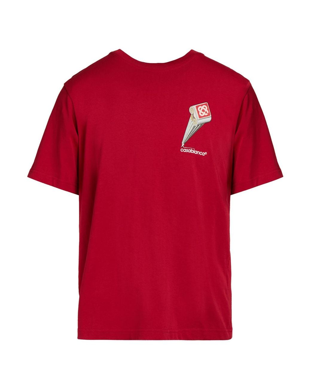 Casablanca Red T-Shirt Cotton for men