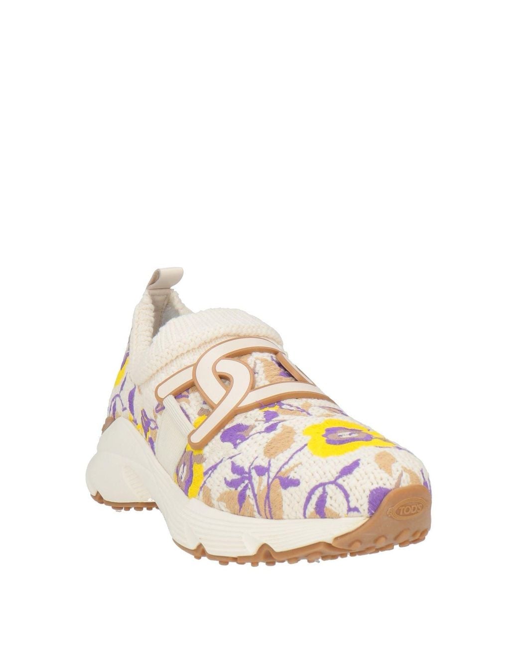Tod's White Sneakers Textile Fibers