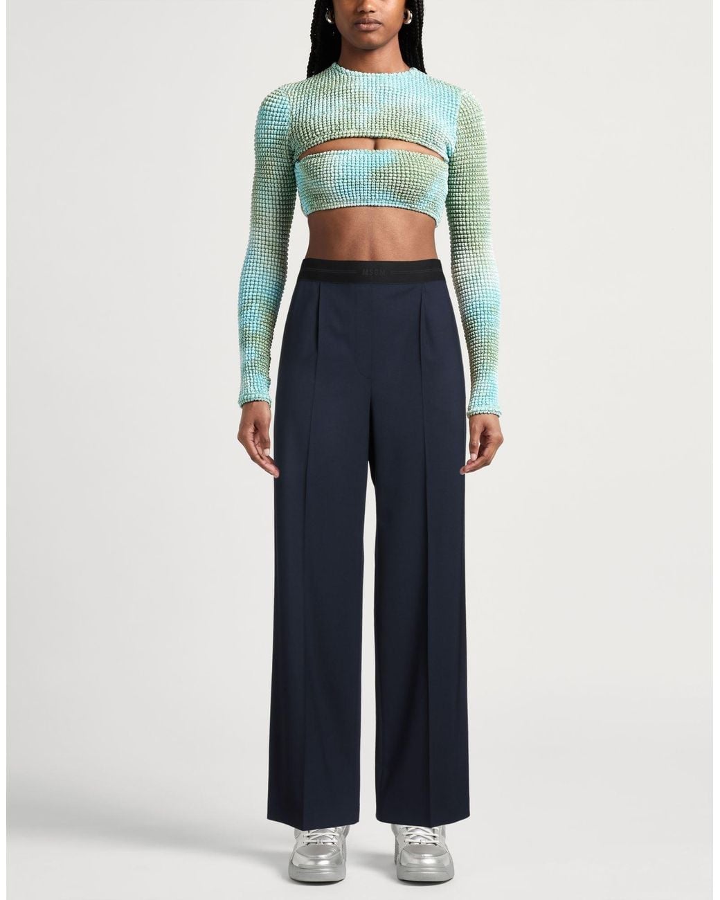 MSGM Blue Trouser