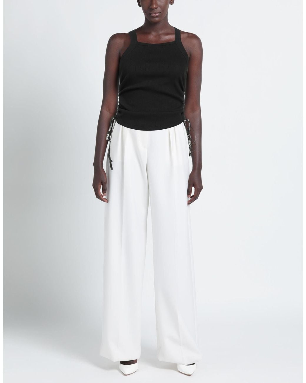 Versace Jeans Couture Black Top Cotton, Elastane