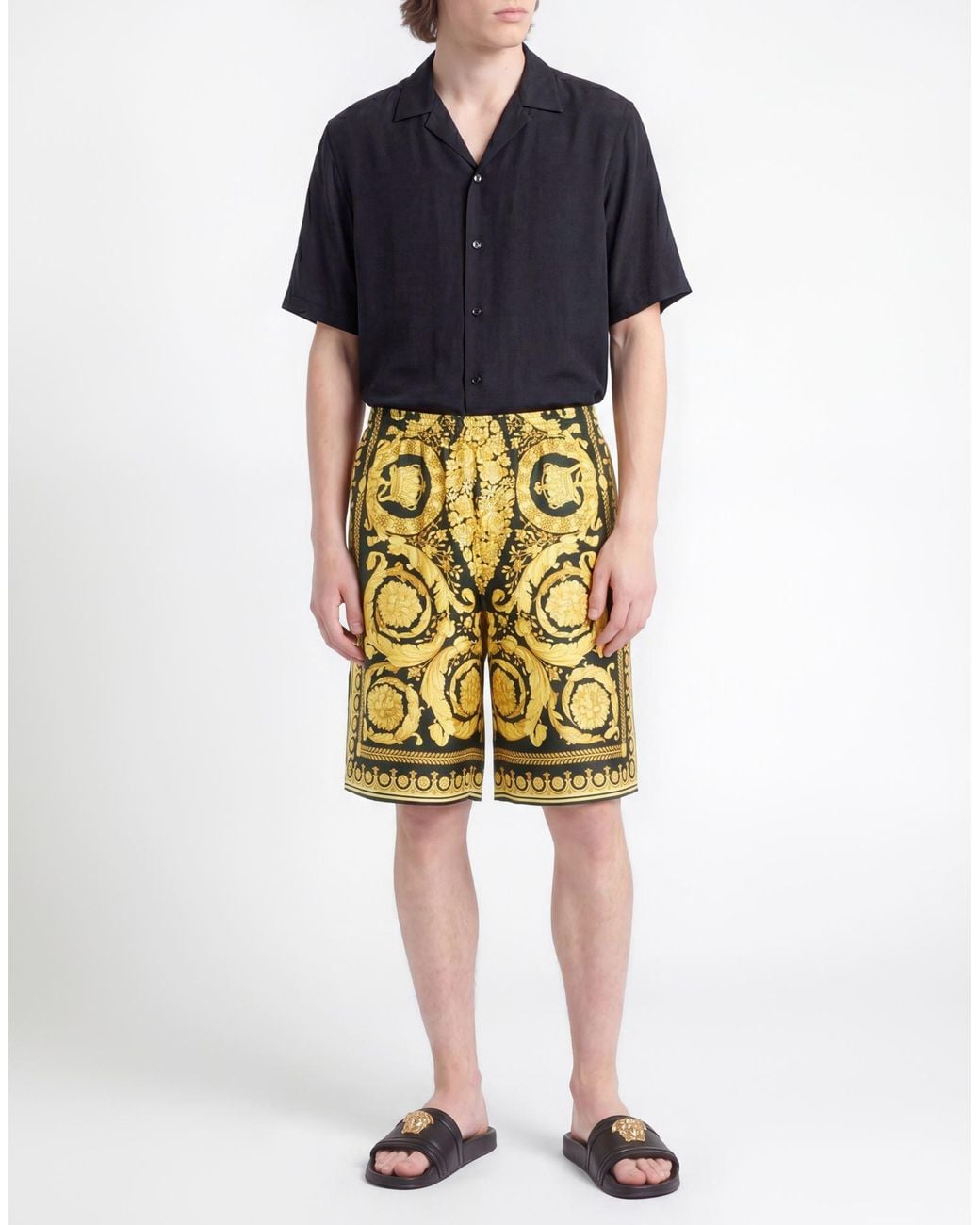 Versace Metallic Shorts & Bermuda Shorts for men