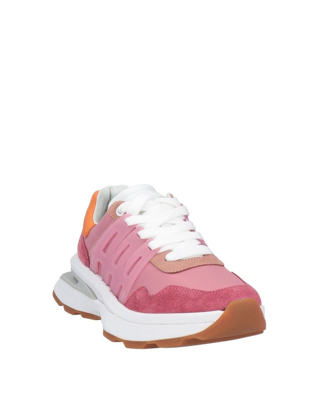 DSquared² Pink Mauve Sneakers Leather, Textile Fibers