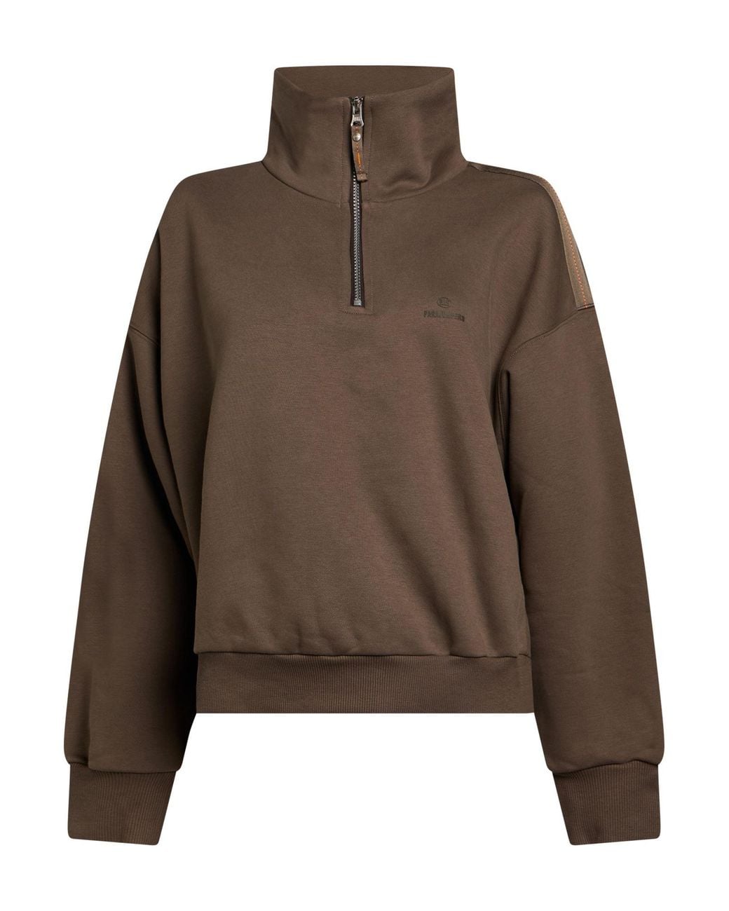 Parajumpers Brown Sweatshirt Cotton, Polyester