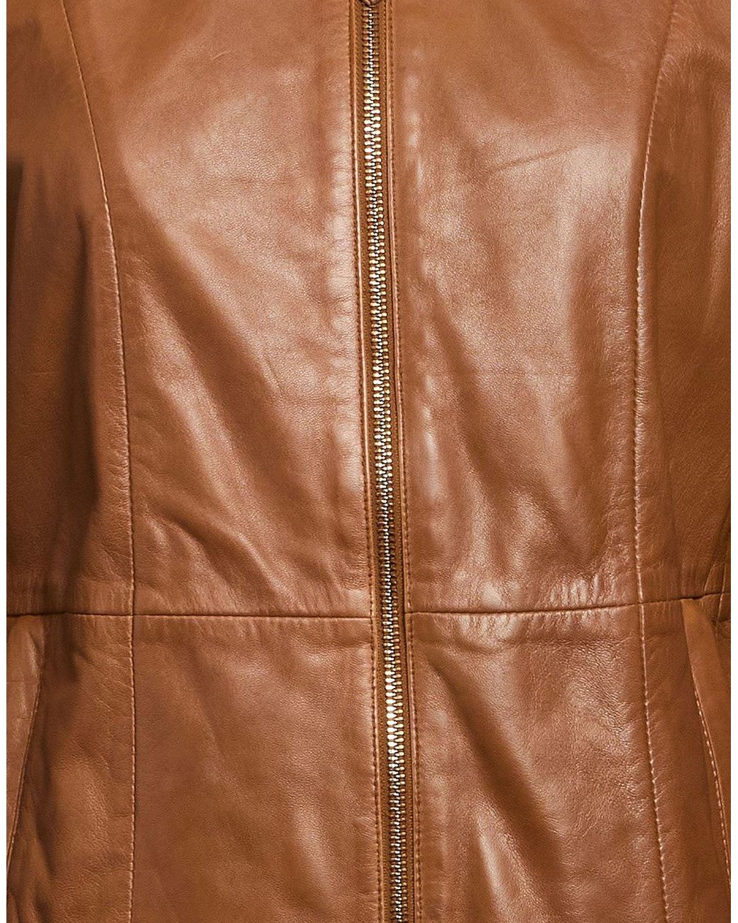 Bully Brown Jacket Leather