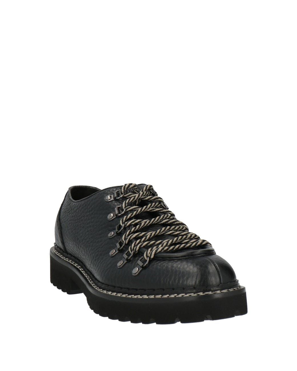 Doucal's Black Lace-Up Shoes for men