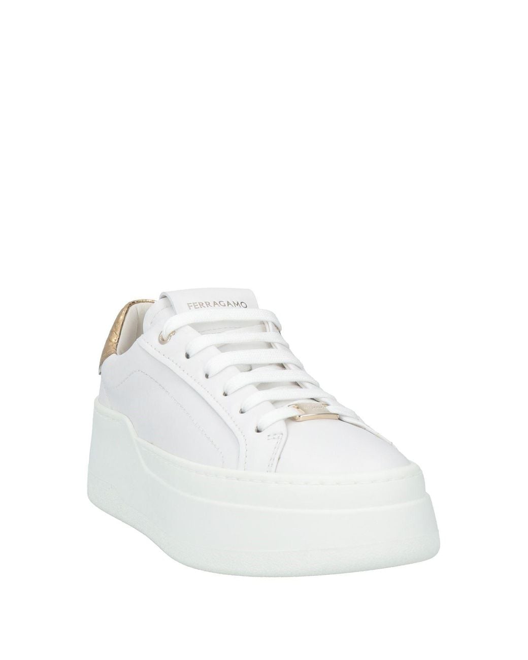 Ferragamo White Trainers