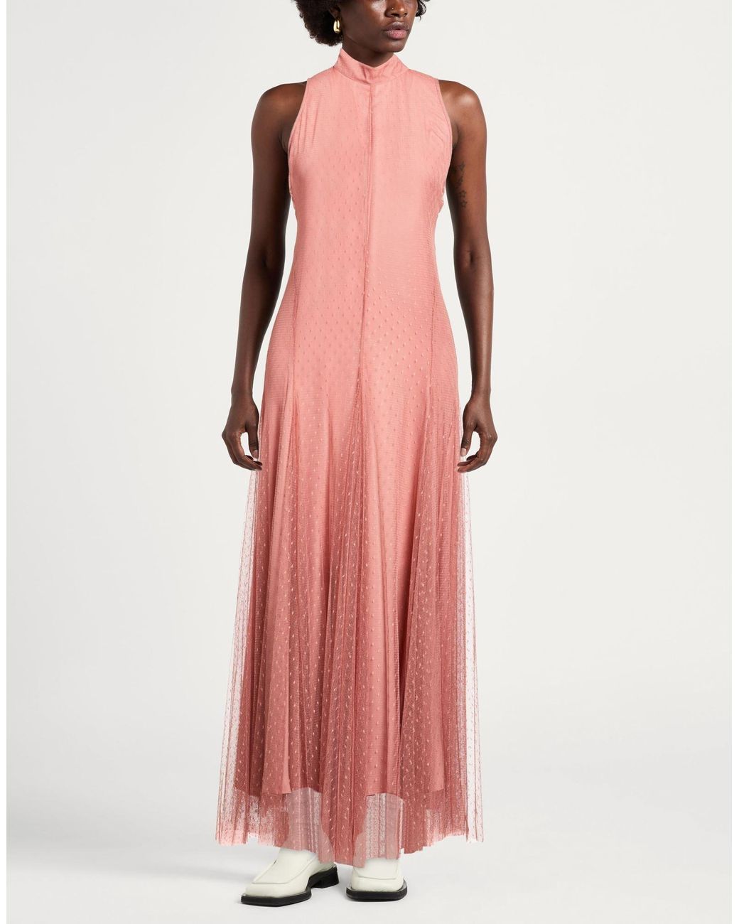 Twinset Pink Maxi Dress
