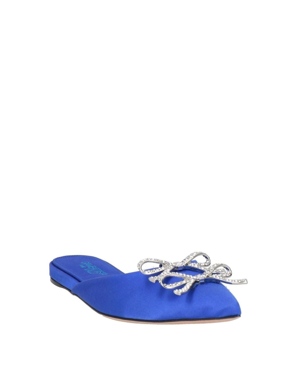 Giambattista Valli Blue Mules & Clogs Textile Fibers