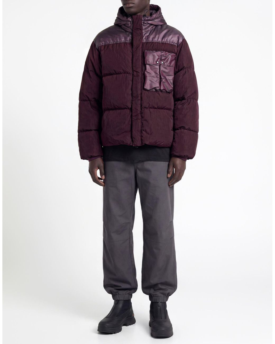 C P Company Purple Puffer Polyamide for men