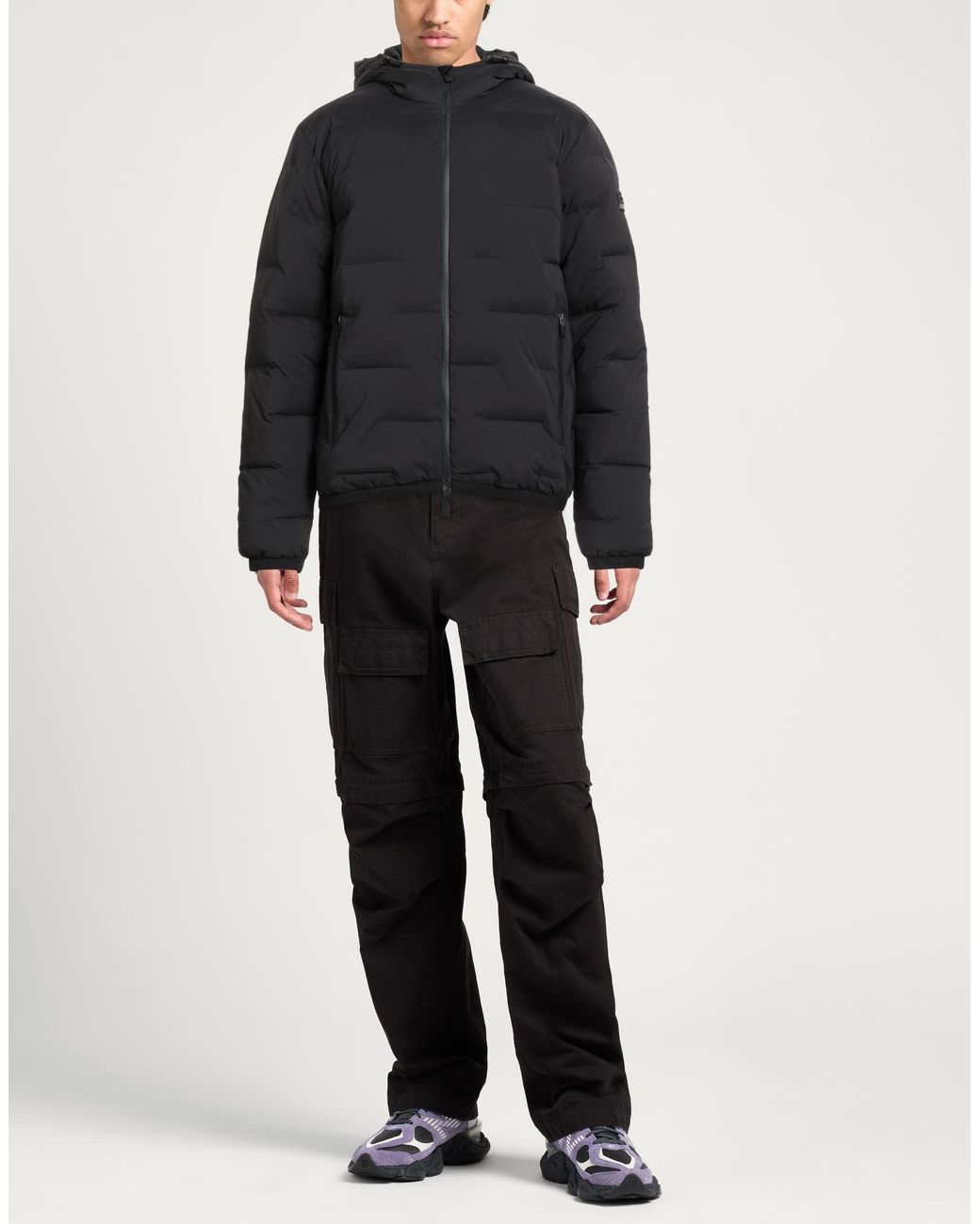 EA7 Black Puffer for men