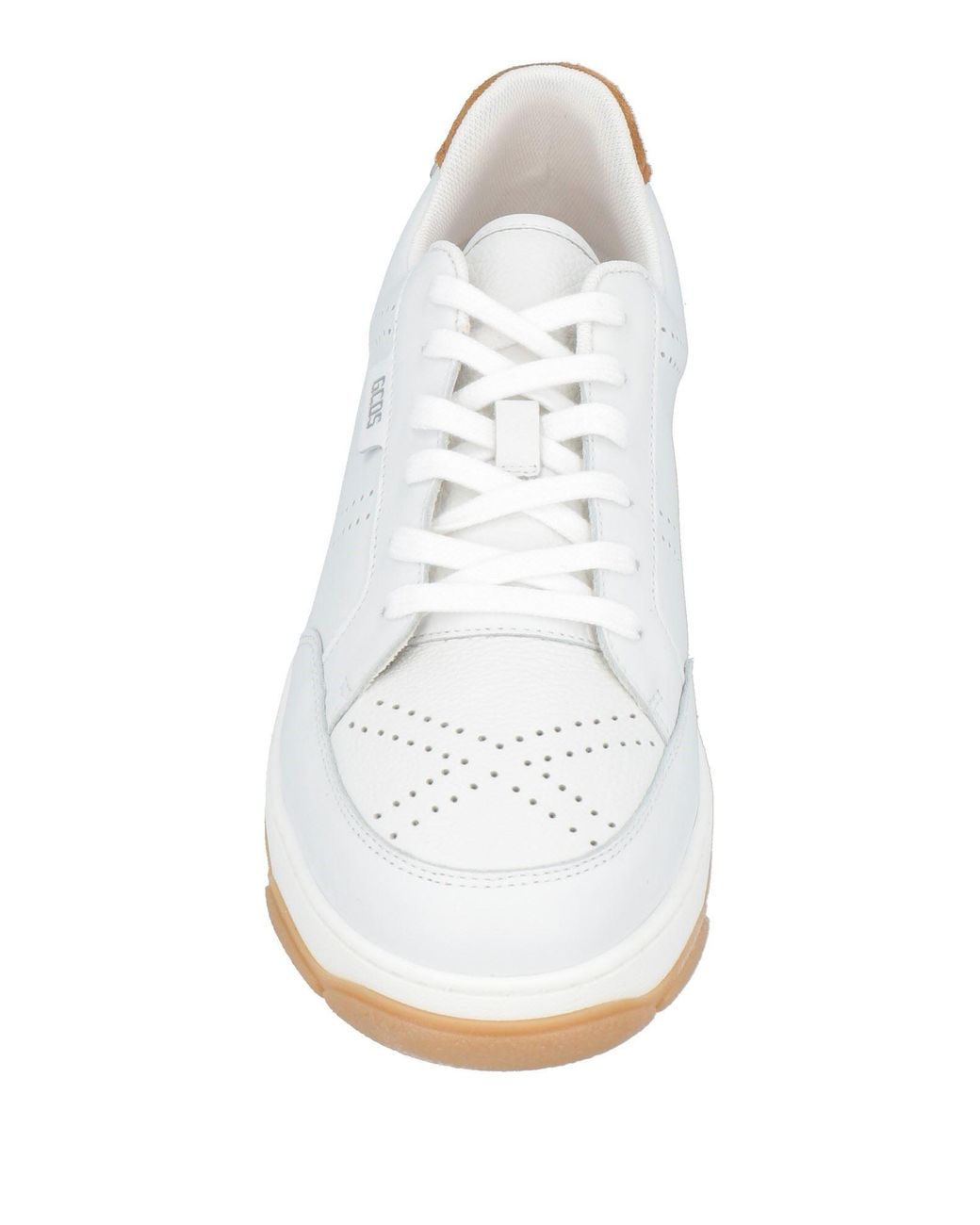 Gcds White Sneakers Leather for men