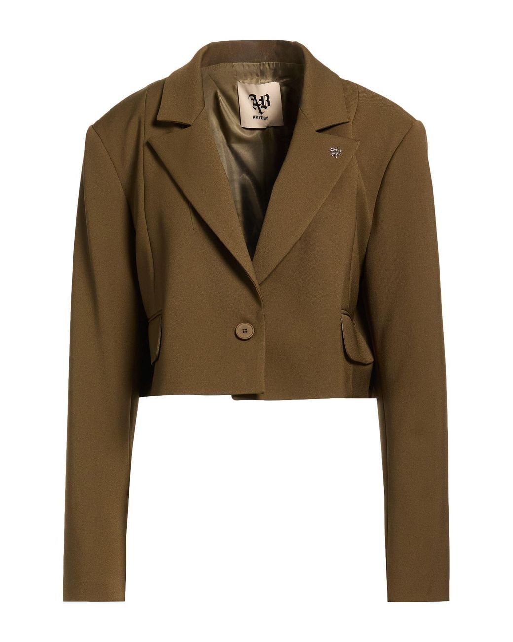 Aniye By Green Military Blazer Polyester, Elastane