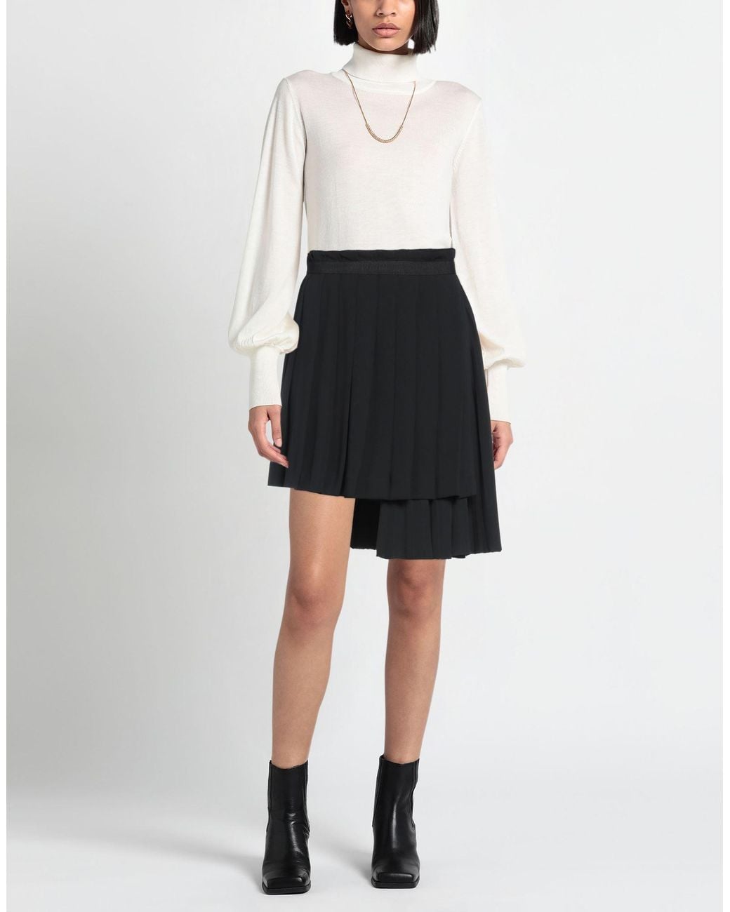 Ermanno Scervino Black Mini Skirt