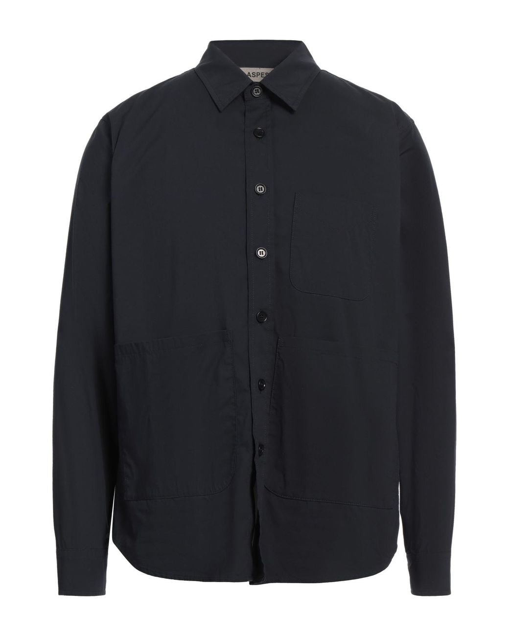Aspesi Blue Midnight Shirt Cotton, Polyamide, Elastane for men