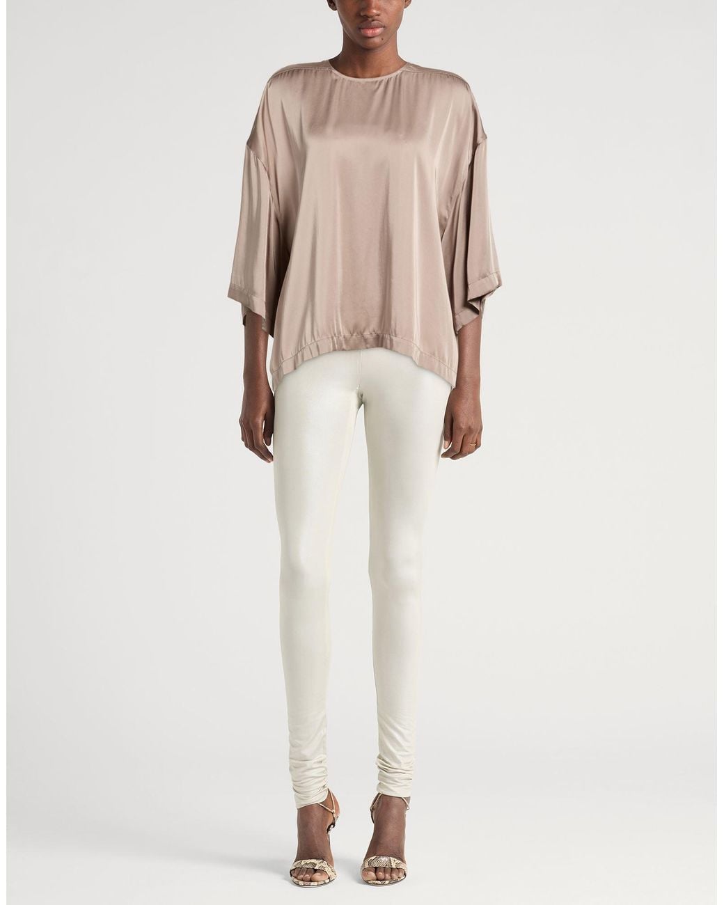 Rick Owens Natural Top Acetate, Viscose