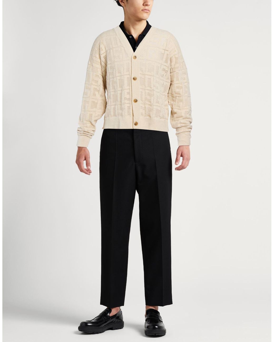 Gcds Natural Cardigan Polyester, Polyamide for men