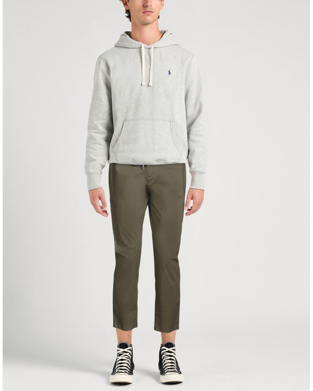 Daniele Alessandrini Green Military Pants Cotton, Elastane for men