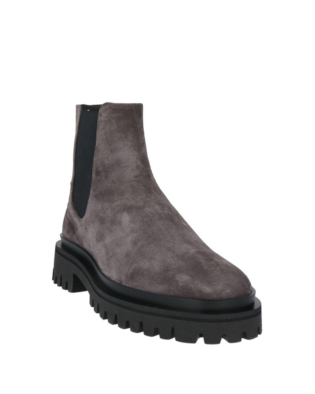 Sergio Rossi Black Ankle Boots Leather for men
