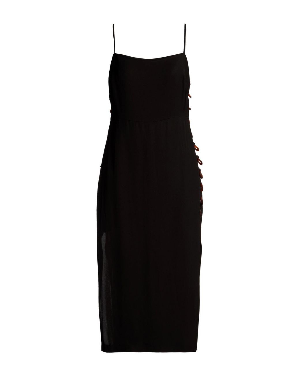 St. Agni Black Midi Dress