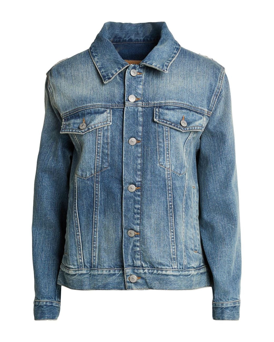 MM6 by Maison Margiela Blue Denim Outerwear Cotton