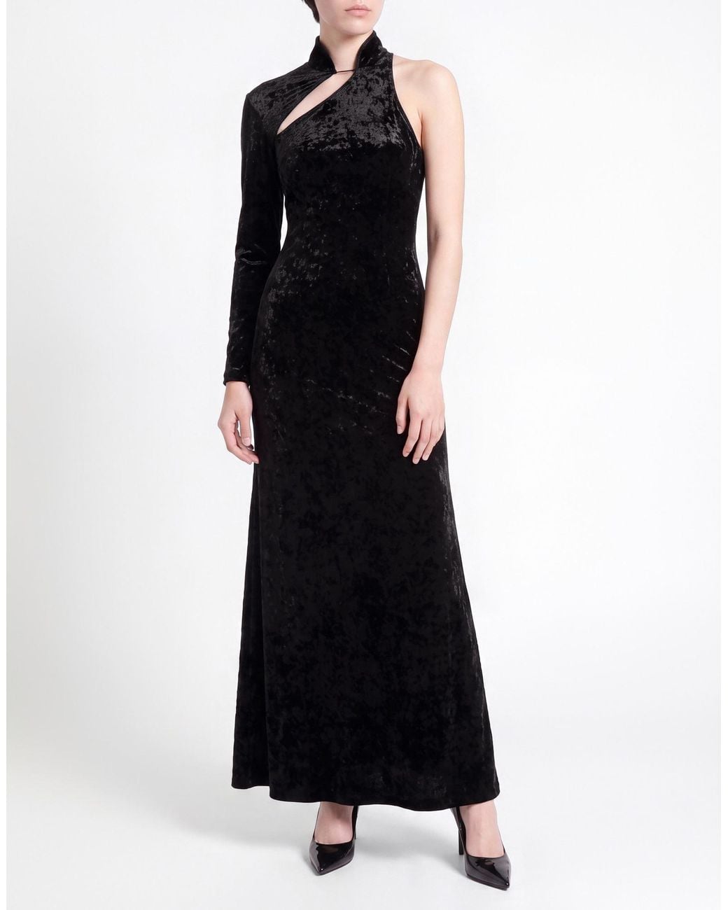 Versace Jeans Couture Black Maxi Dress
