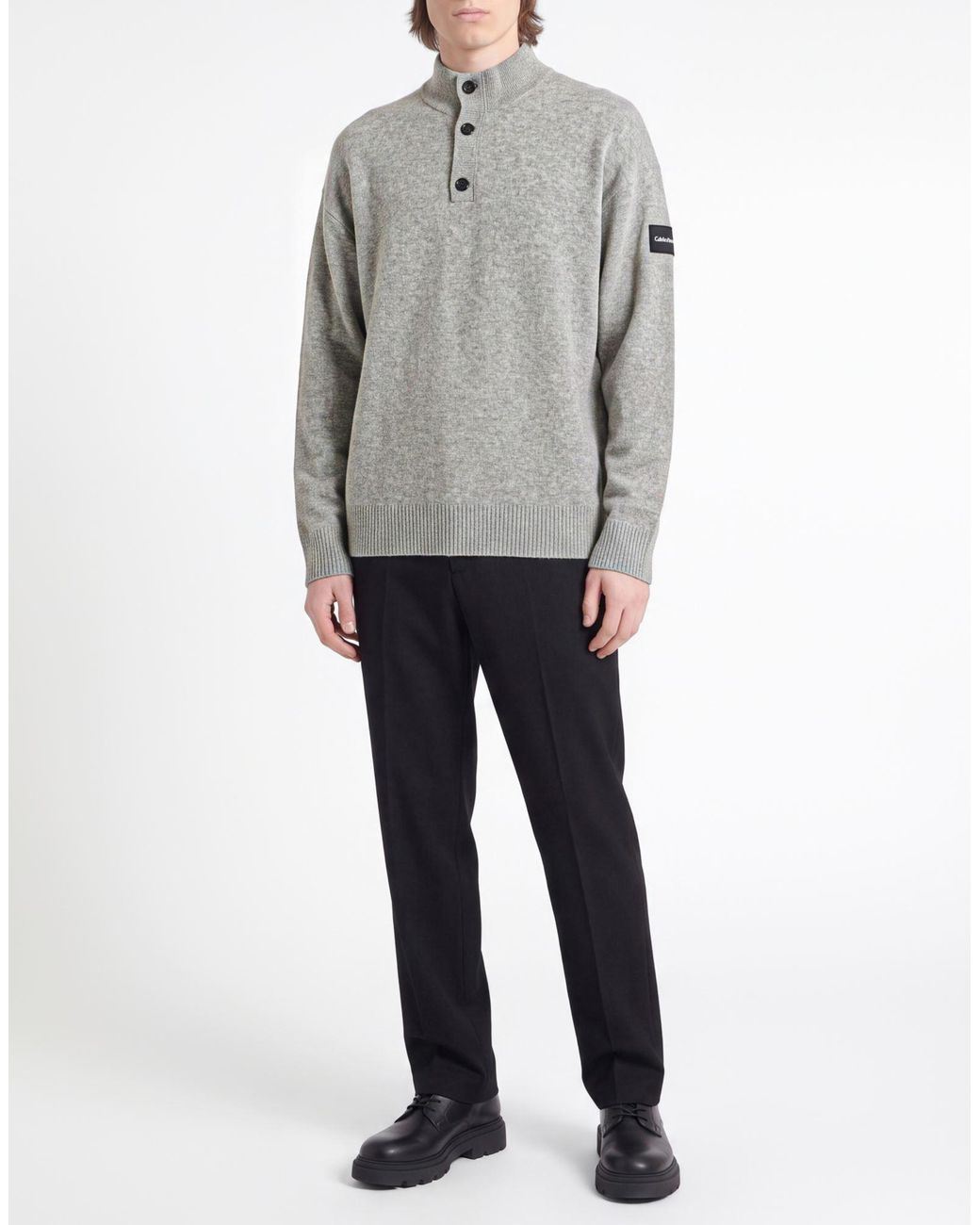 Calvin Klein Gray Turtleneck for men