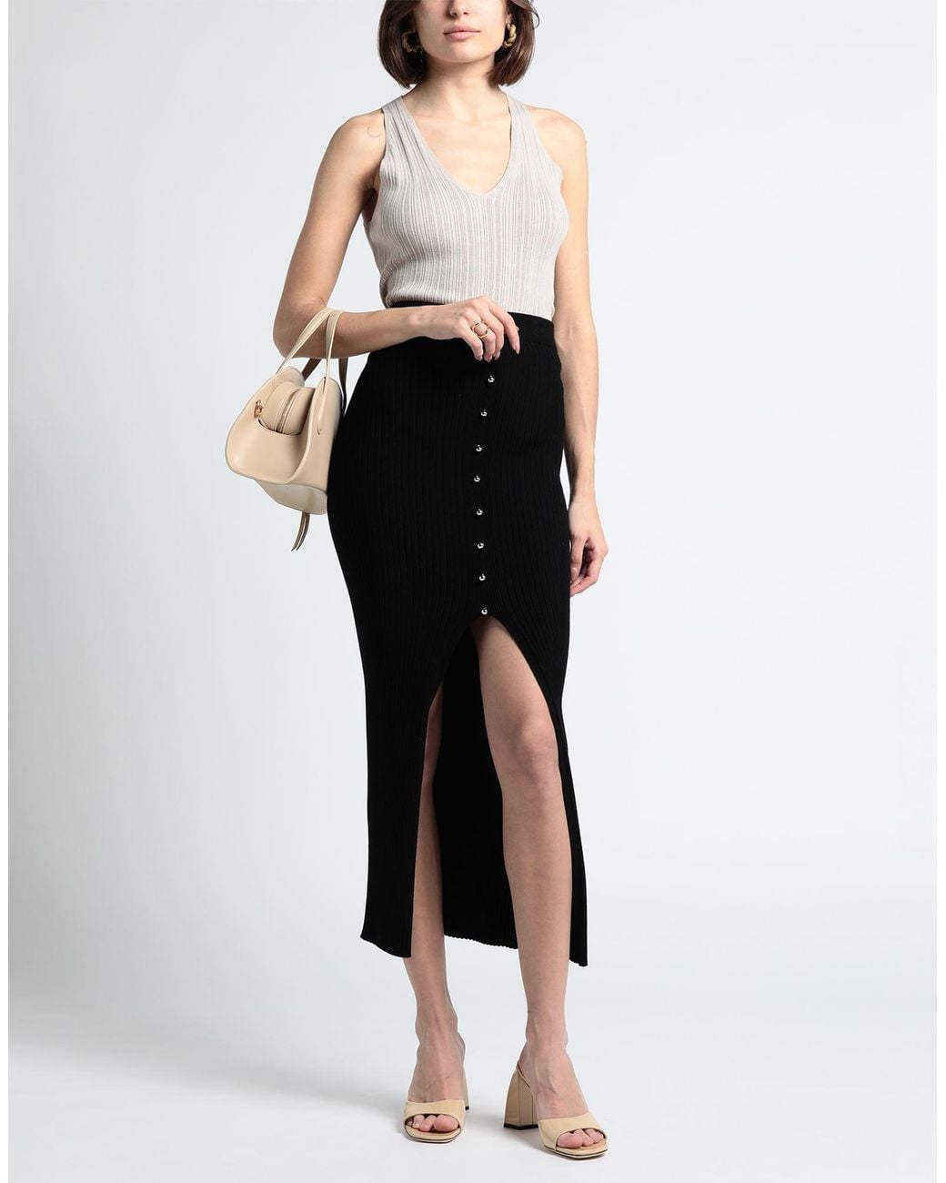 Gonna Lunga di Dondup in Black