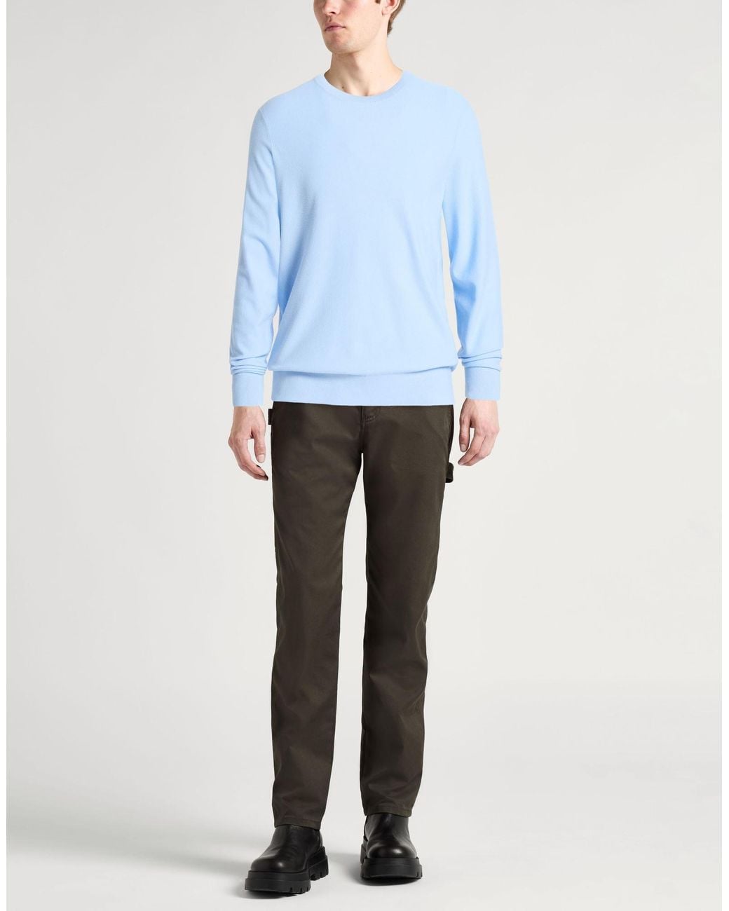 Theory Blue Sweater Viscose, Polyester for men