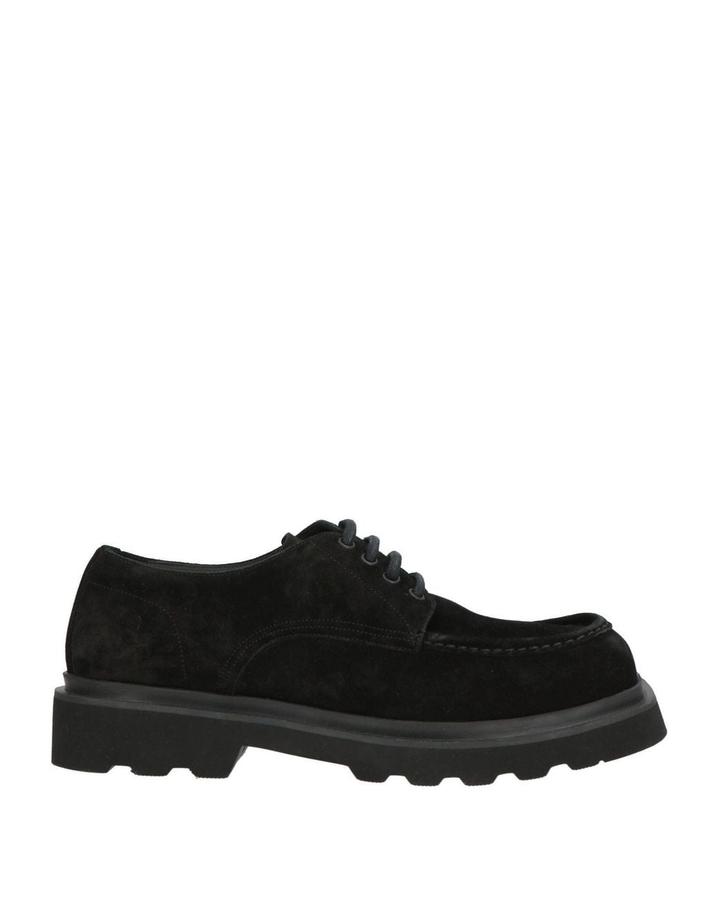 Dolce & Gabbana Black Lace-Up Shoes Leather for men