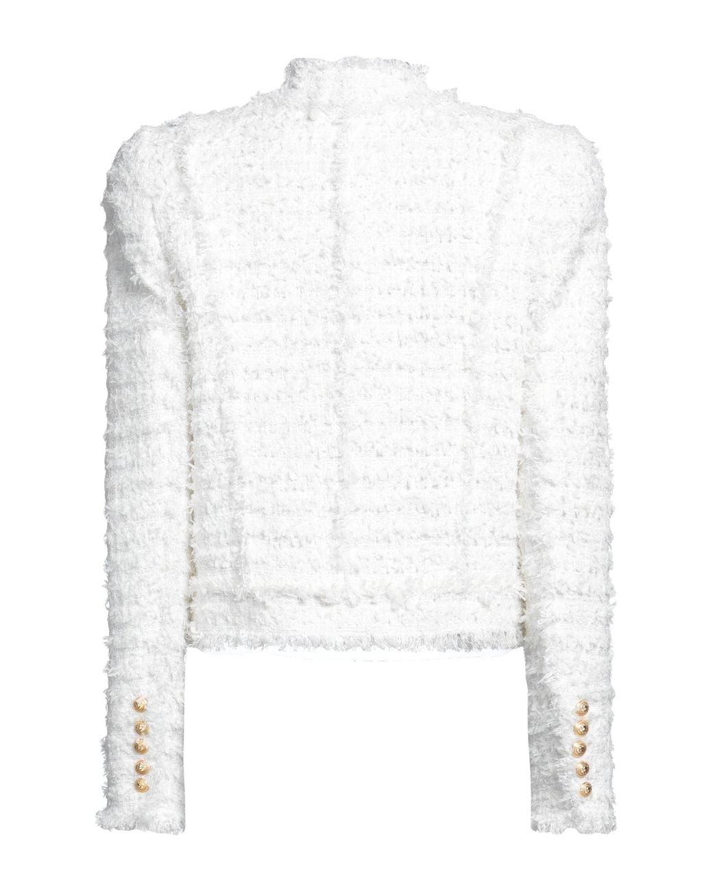 Balmain White Suit Jacket