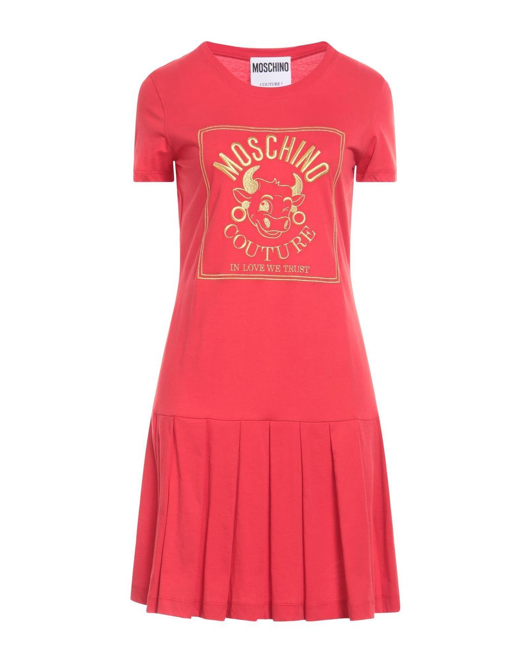Moschino Red Mini Dress