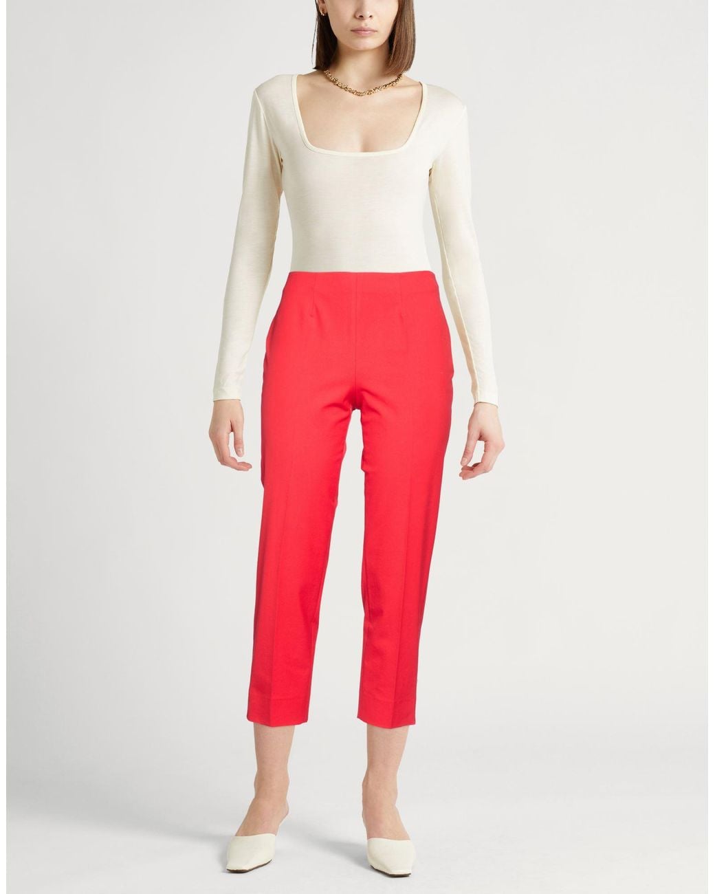 Piazza Sempione Red Pants