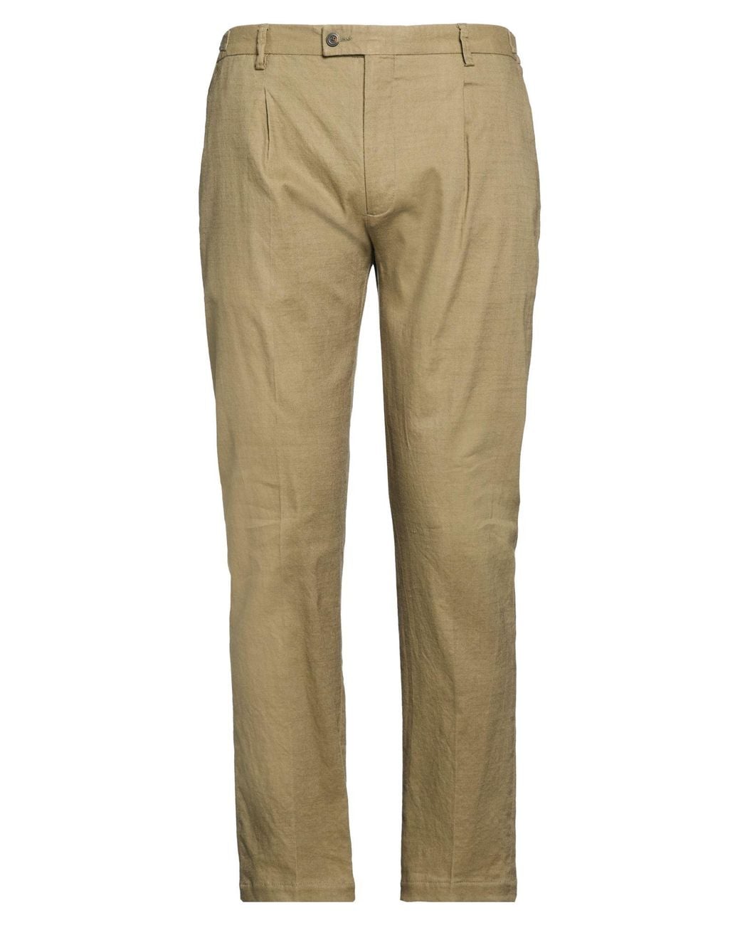 Messagerie Natural Military Pants Linen, Viscose, Elastane for men