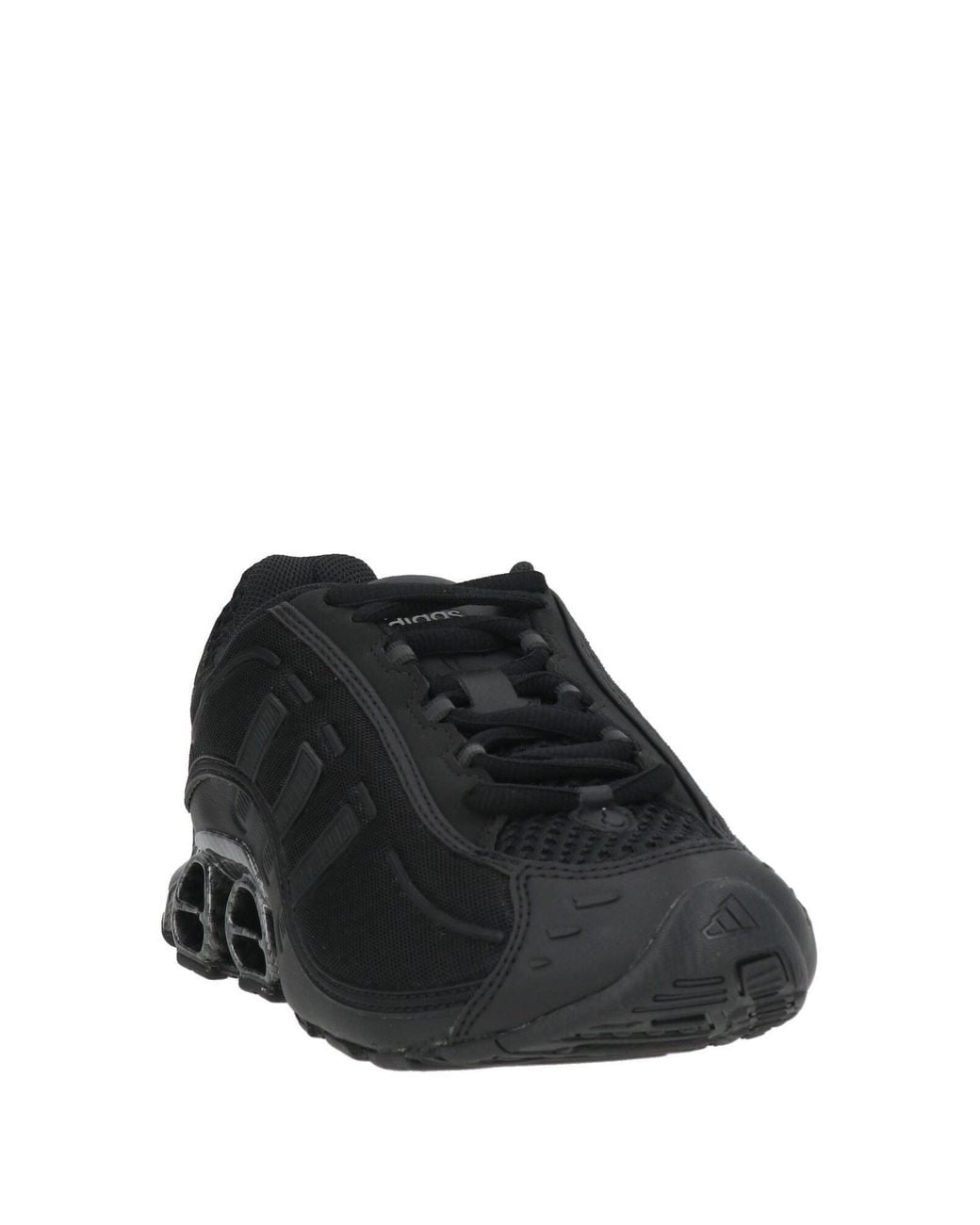 Adidas Black Sneakers Textile Fibers, Synthetic Material