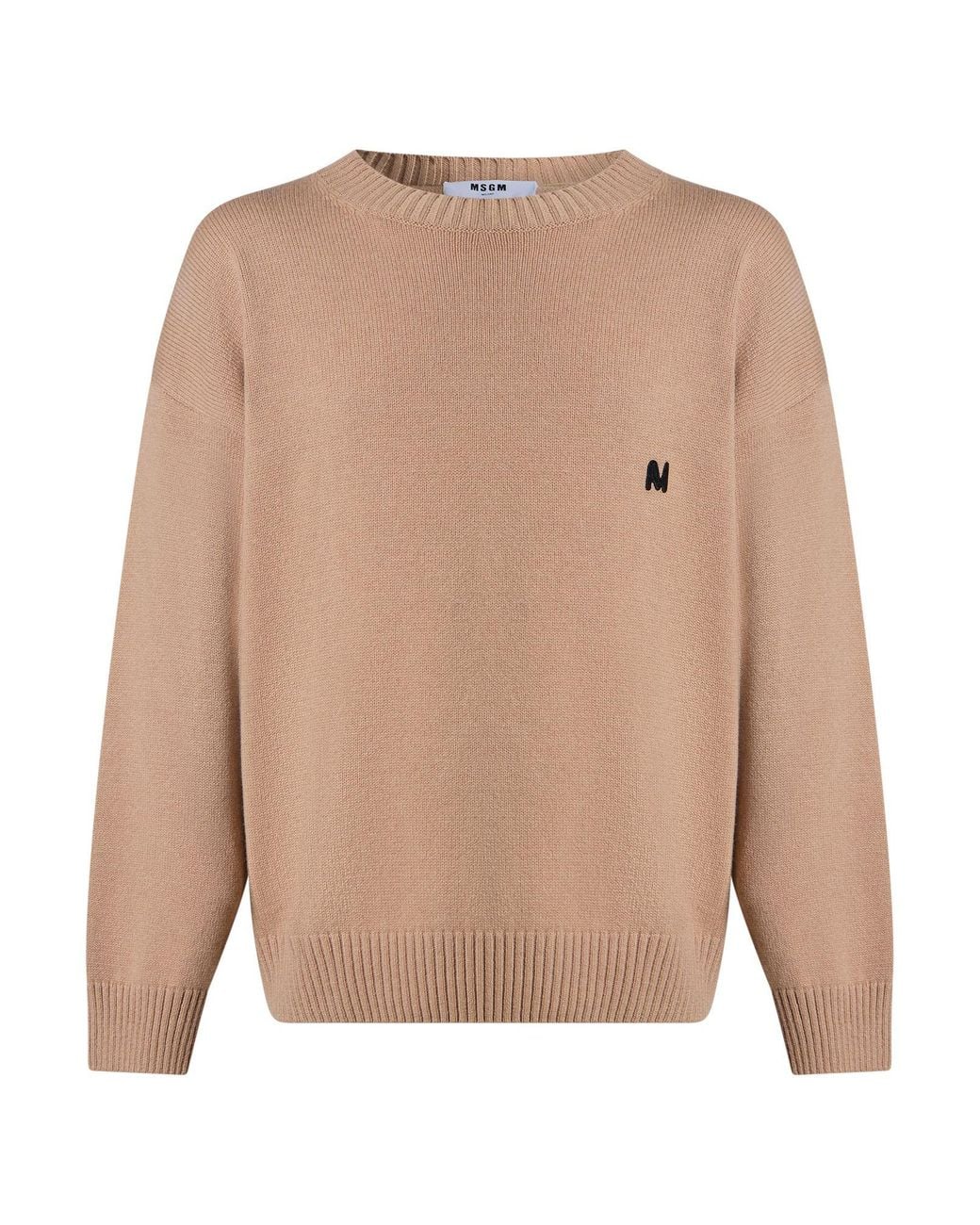 MSGM Natural Sweater Mohair Wool, Cashmere for men