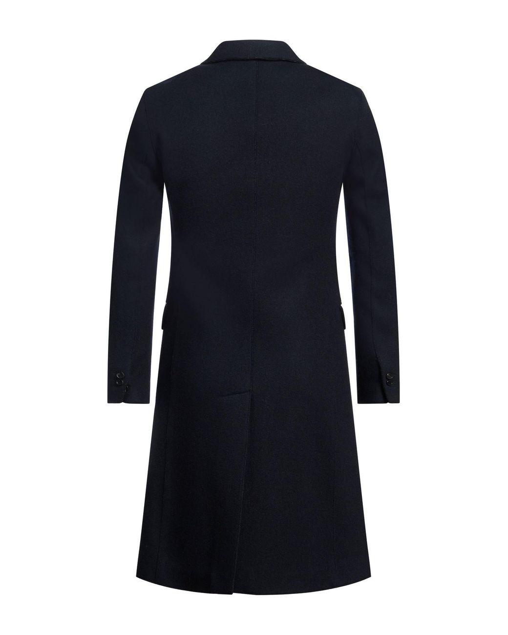 Neil Barrett Blue Midnight Coat Wool, Polyamide for men
