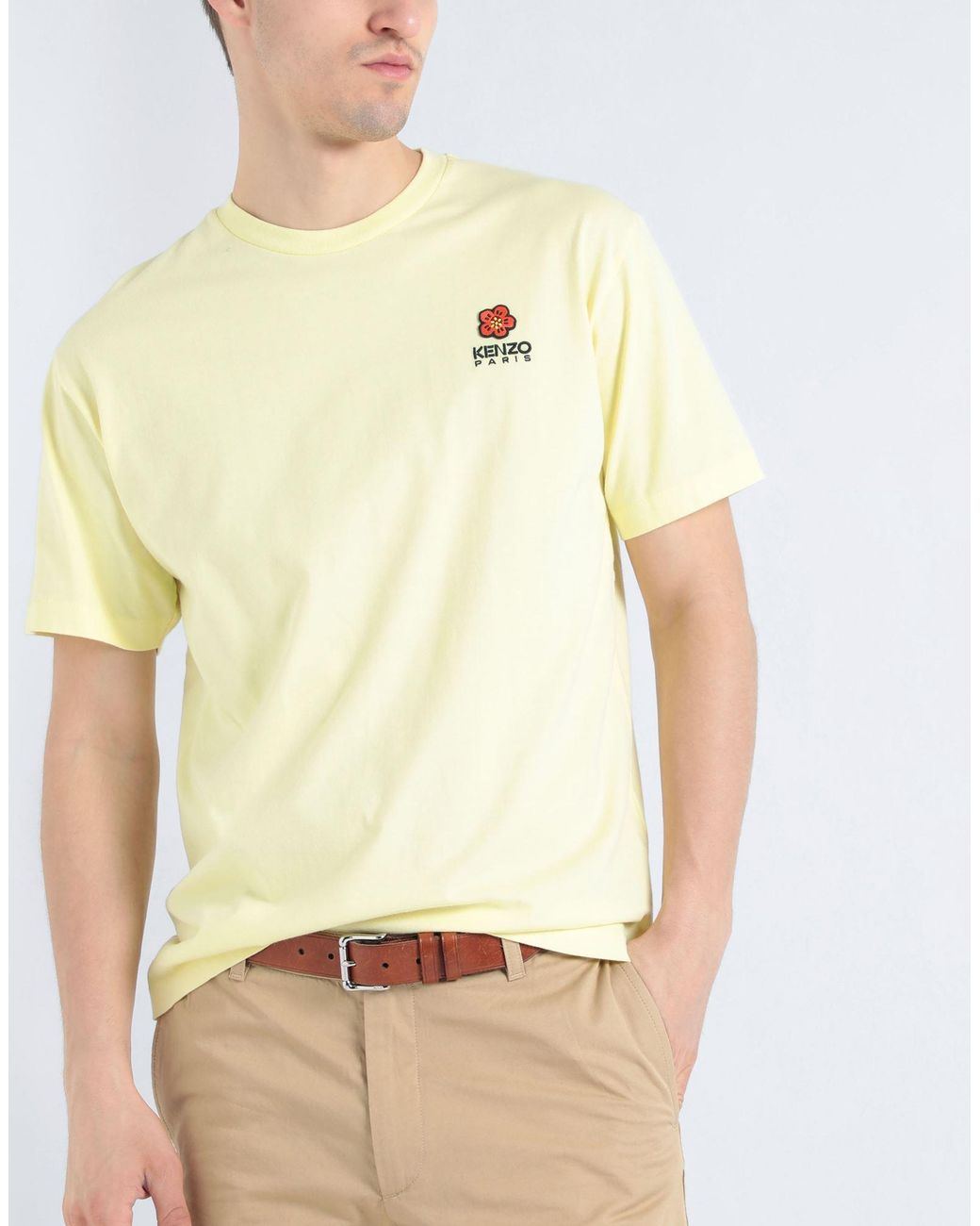 KENZO Yellow T-shirt for men