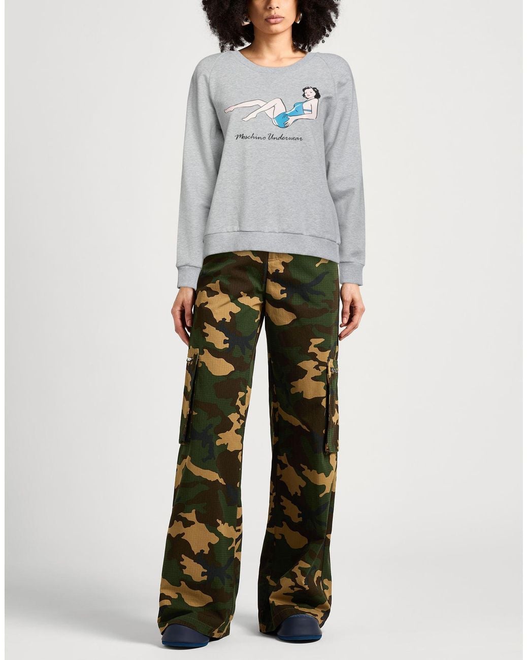 Moschino Gray Sweatshirt