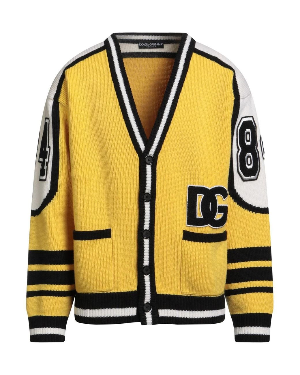 Dolce & Gabbana Yellow Cardigans for men